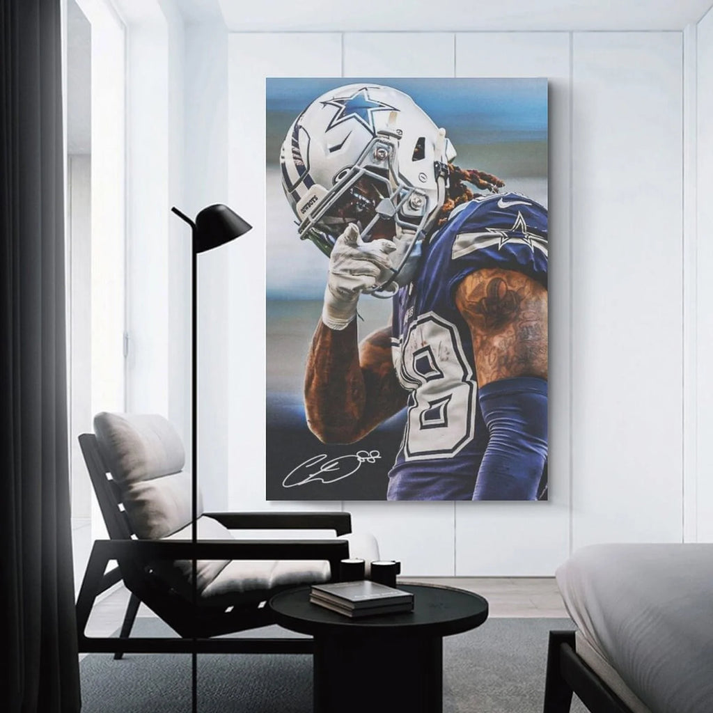 CeeDee Lamb Canvas Poster Canvas Wall Art Prints Poster Gifts Photo Picture Painting Posters Room Decor Home Decorative 08x12inch(20x30cm)