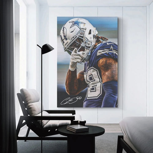 CeeDee Lamb Canvas Poster Canvas Wall Art Prints Poster Gifts Photo Picture Painting Posters Room Decor Home Decorative 08x12inch(20x30cm)