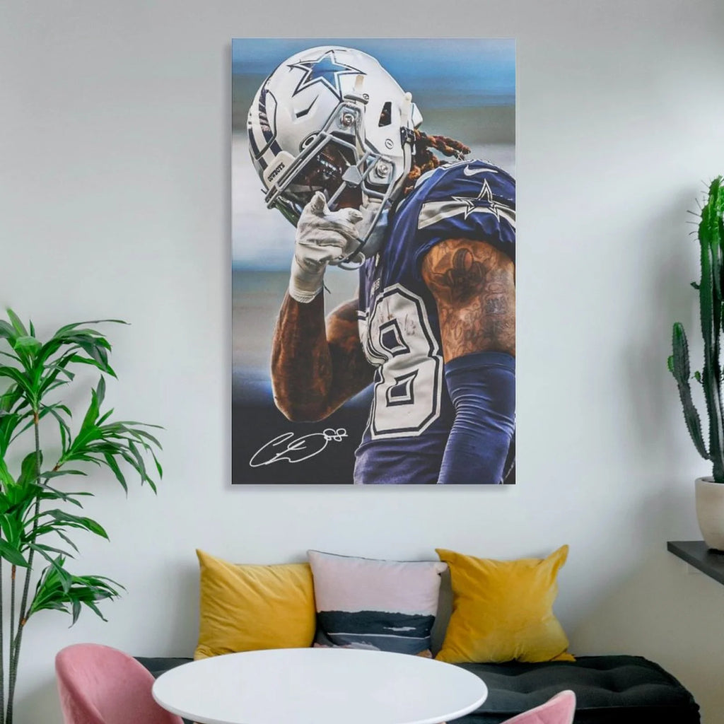 CeeDee Lamb Canvas Poster Canvas Wall Art Prints Poster Gifts Photo Picture Painting Posters Room Decor Home Decorative 08x12inch(20x30cm)